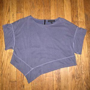 BANANA REPUBLIC asymmetrical cropped t-shirt